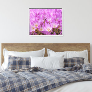 Impressão Em Tela Crocus Blooms, cor-de-rosa