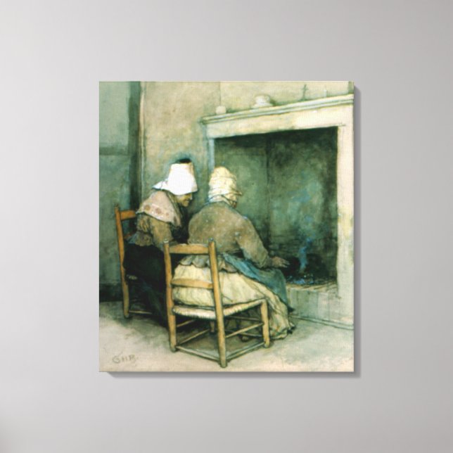 Impressão Em Tela Cronias Velhas (Frente)