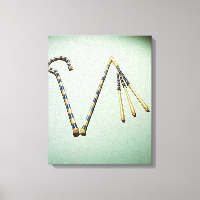 Impressão Em Tela Crook e flail, do Tútankhamun (Frente)