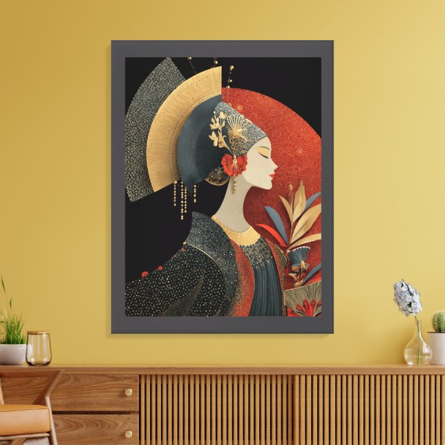 IMPRESSÃO EM TELA CROWN ELEGANCE #2 (Insitu(Sala de estar))