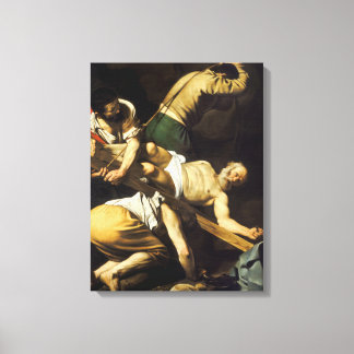 Impressão Em Tela Crucificação do Santo Peter - Caravaggio