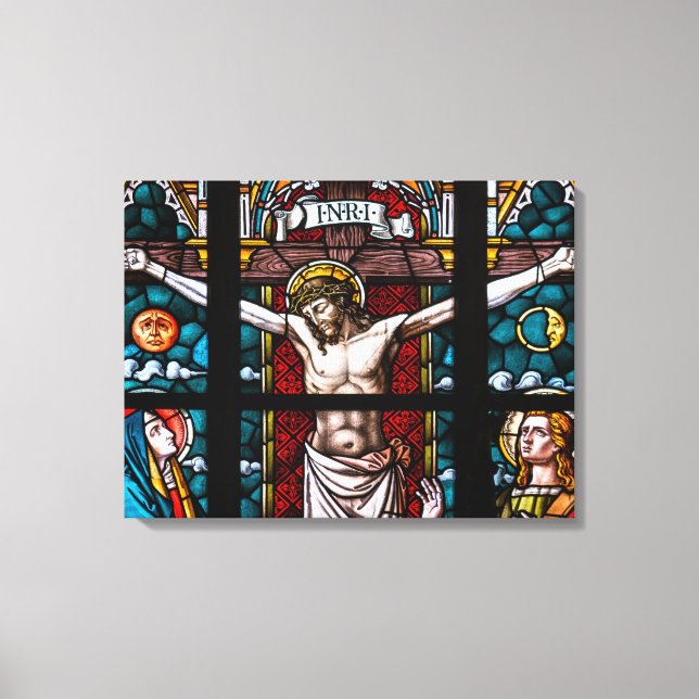 Impressão Em Tela Crucifixo (Frente)