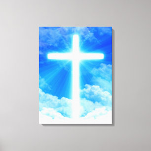 Impressão Em Tela Cruz de Cristo de Jesus Personalizável Cristão
