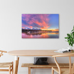 Impressão Em Tela Crystal Pier Sunset<br><div class="desc">Um Do Cofre - Cristal Pier</div>