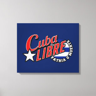 Impressão Em Tela Cuba Libre Motto