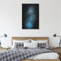 Cubos azuis abstrato