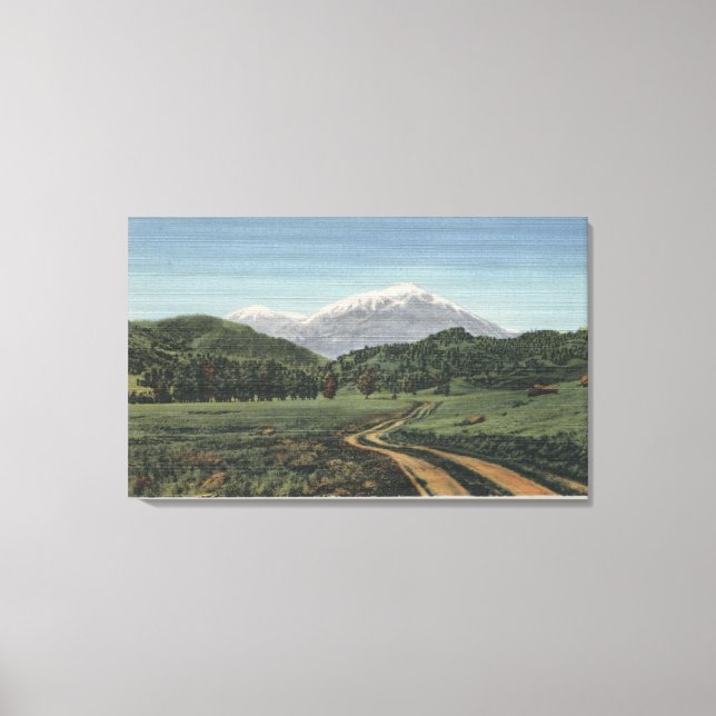 Impressão Em Tela Cuchara, Colorado - Vista dos Picos Espanhóis (Frente)