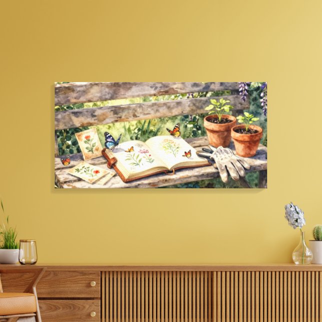 Impressão Em Tela Cuidado com carinho (Insitu(Sala de estar))