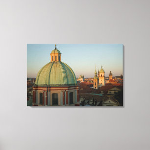 Impressão Em Tela Cúpula da Igreja de São Francisco, Praga, Repúblic