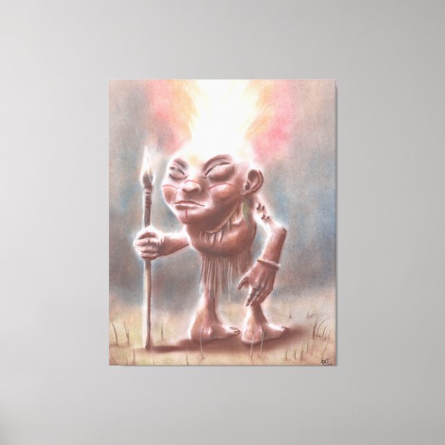 Impressão Em Tela Curupira (Frente)