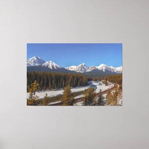 Impressão Em Tela Curva e Arco de Morant em Snowbound