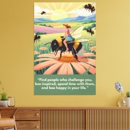 Impressão Em Tela Cute, amusing motivational slogan