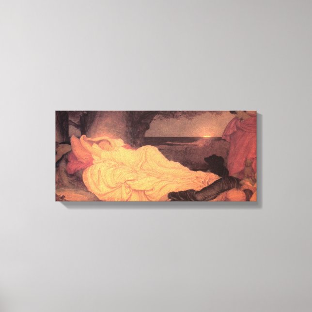 Impressão Em Tela Cymon e Iphigenia ~ Lord Frederick Leighton (Frente)