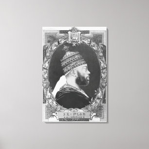 Impressão Em Tela da Etiópia, Menelik II