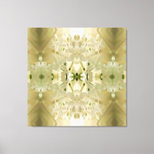 Impressão Em Tela Da "mandala do buquê flor"