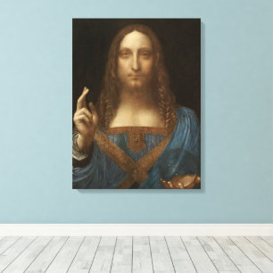Impressão Em Tela Da Vinci, Salvador do Mundo, Salvador Mundi