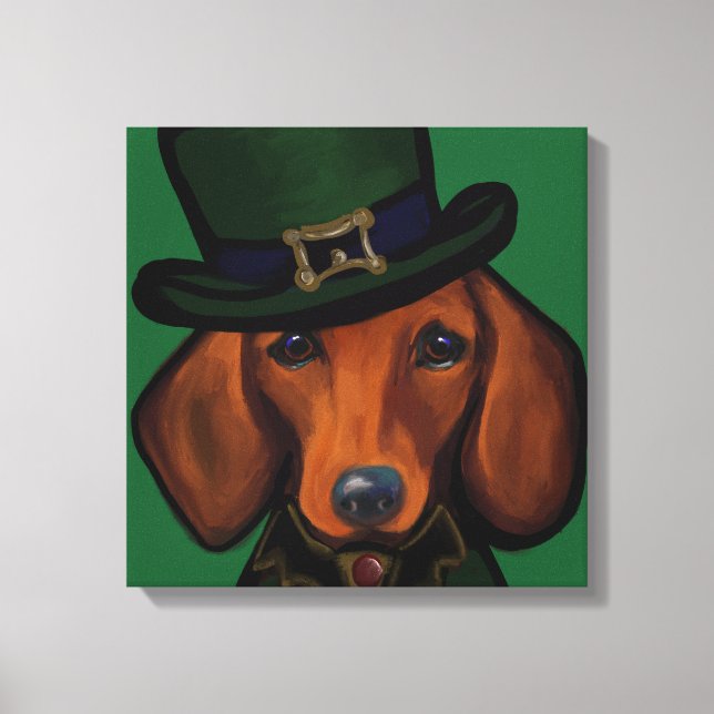IMPRESSÃO EM TELA DACHSHUND  (Frente)