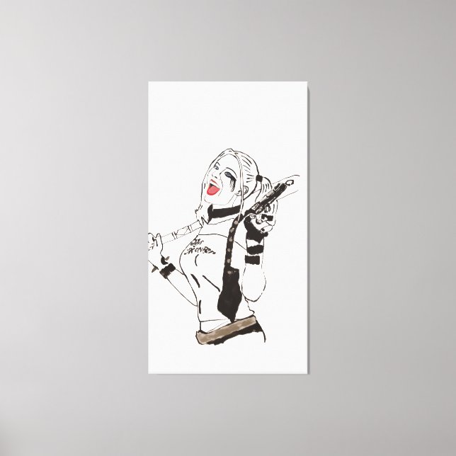 Impressão Em Tela Daddy's Monster Hand Painted by Mark Elsen (Frente)