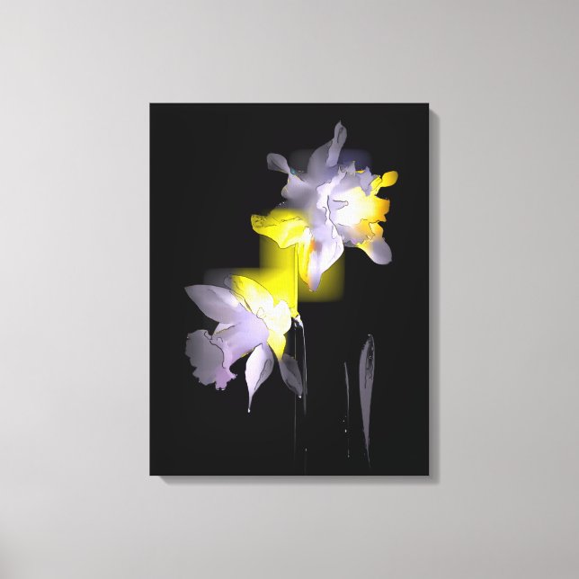 Impressão Em Tela Daffodils Cubist (Frente)