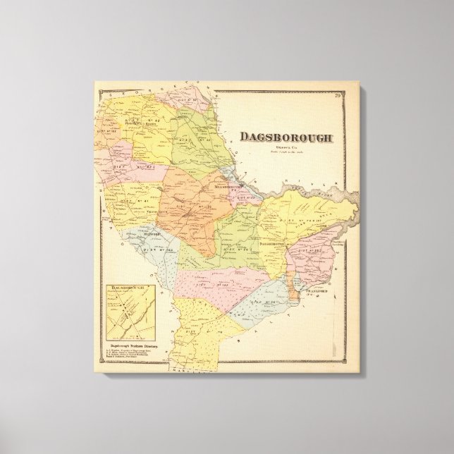 Impressão Em Tela Dagsborough (Frente)