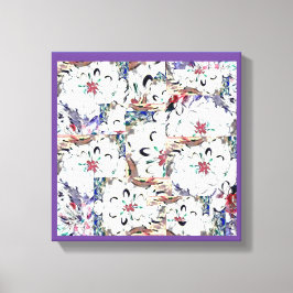 Impressão Em Tela Dahlias