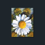 IMPRESSÃO EM TELA DAISES<br><div class="desc">Uma bonito margarida branca rodeada por múltiplas imagens margaridas.</div>