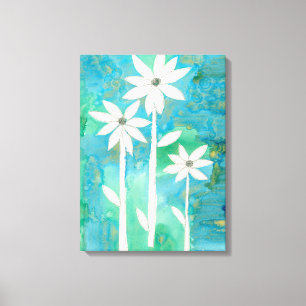 Impressão Em Tela Daisies II
