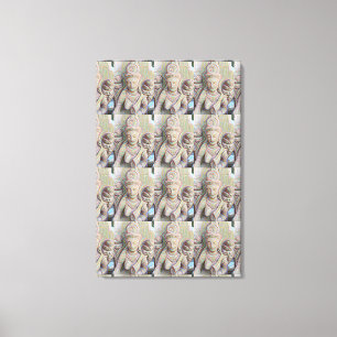 Impressão Em Tela Dakinis esculpido por pedra