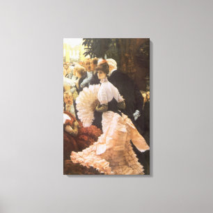 Impressão Em Tela Dama Política de James Tissot, Vitoriano Antigo