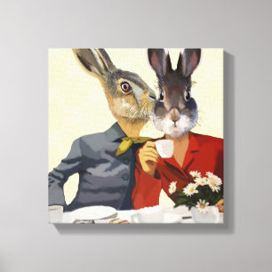 Impressão Em Tela Damas Gossiping