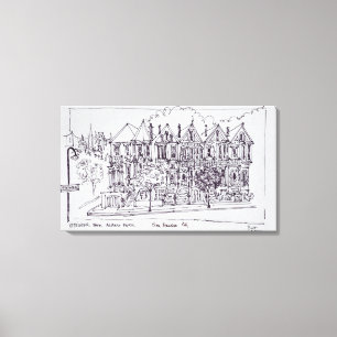 Impressão Em Tela Damas Pintadas   São Francisco, Califórnia
