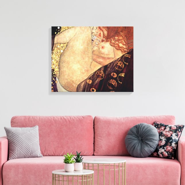 Impressão Em Tela Danae | Gustav Klimt | (Insitu(Sala de estar))