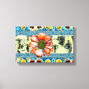 Impressão Em Tela Dança Antiga