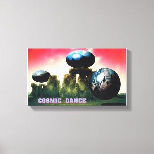 Impressão Em Tela Dança Cósmica