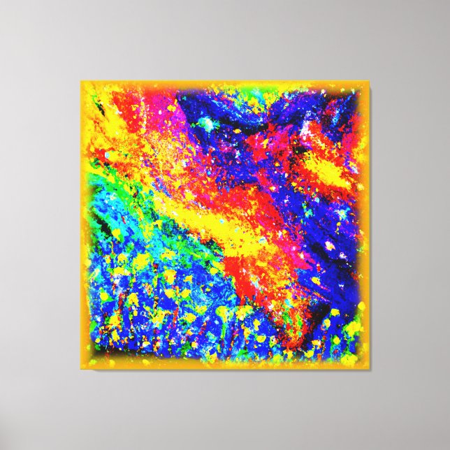 Impressão Em Tela Dança da selva no céu. Comprar Agora (Frente)