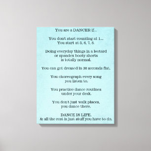 Impressão Em Tela Dança, Dançarino, Balé, Hip Hop, Jazz, Tap, Modern