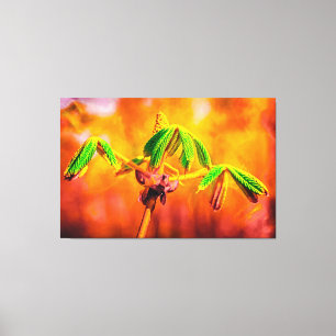 Impressão Em Tela Dança De Fogo