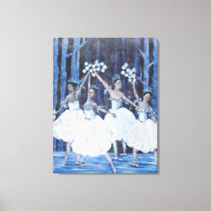 Impressão Em Tela  Dança dos Flocos de Neve