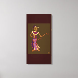 Impressão Em Tela Dançarina tailandesa - senhora
