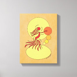 Impressão Em Tela Dançarino Abstrato