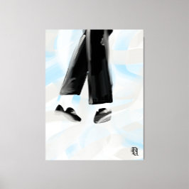Impressão Em Tela Dançarino das Nuvens 002 #Abstrato #MJ #MichaelJac