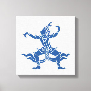 Impressão Em Tela Dançarino Tailandês ⚠ Sinal ⚠ Tailândia