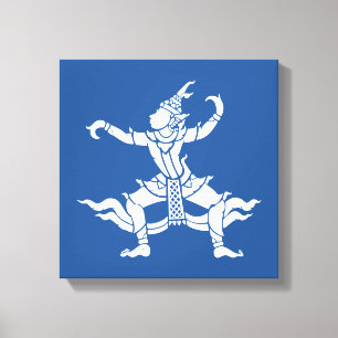 Impressão Em Tela Dançarino Tailandês ⚠ Sinal ⚠ Tailândia