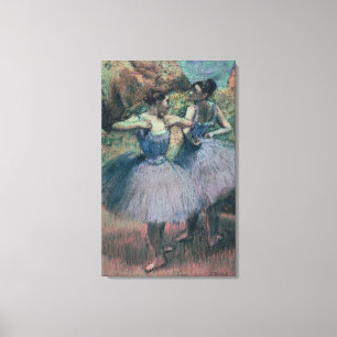 Impressão Em Tela Dançarinos de Edgar Degas na violeta