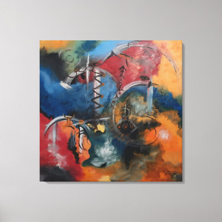 Impressão Em Tela Dance of the Elements