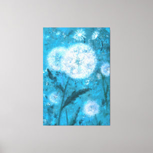 Impressão Em Tela Dandelions em Tela Luz-Lua - Pintura