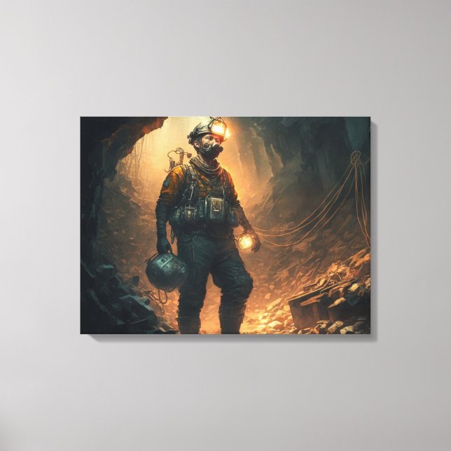 Impressão Em Tela Dangerous Mines (Frente)