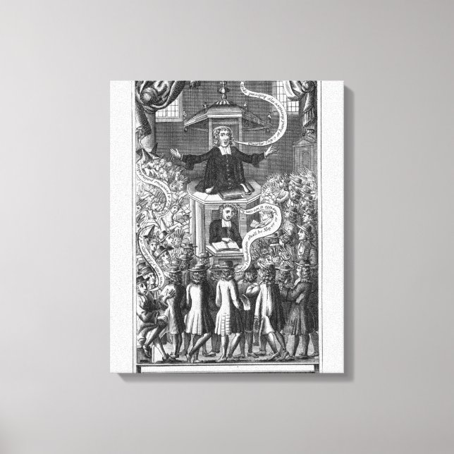 Impressão Em Tela Daniel Burgess, ilustração de 'Retratos' (Frente)