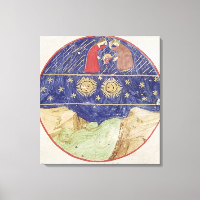 Impressão Em Tela Dante e Beatrice (Frente)