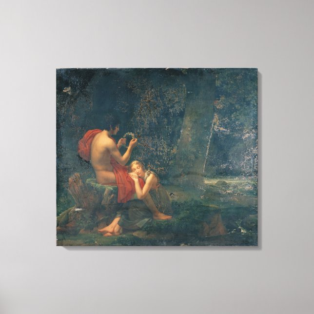 Impressão Em Tela Daphnis e Chloe, 1824-25 (Frente)